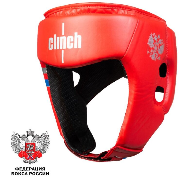 Шлем боксерский Clinch Olimp красный, синий (C112)