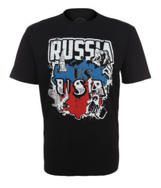 Футболка FIGHTPOINT USA vs Russia (FPTS 18 BK)