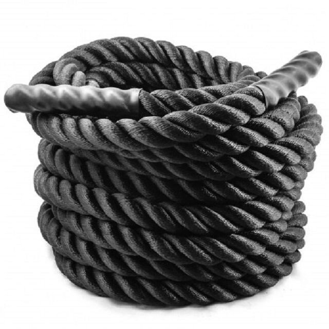 Канат Для Кроссфит SPR Rope (Чёрный Хлопок), длина от 1 м