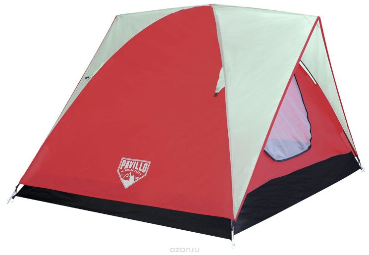 Палатка Woodlands 2-х местн. 200х140х110см 2-х слойн, 2 входа, PE 170T PU600 мм, 1.9 кг (68042 BW)