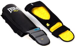 Защита голени и стопы Everlast GEL Grappling, кожа (7950SMGLU)