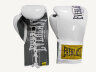 Боксерские перчатки на шнуровке (боевые) Everlast 1910 Classic, 8-10 oz, цвет: красный, синий, белый, металлик (P00001905)