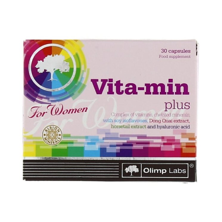 Витаминно-минеральный комплекс Vita-Min plus (30 капсул) Olimp