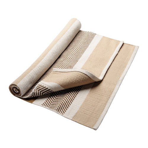 Одеяло для йоги Hugger Mugger Cotton Yoga Rug, цвет: бежевый