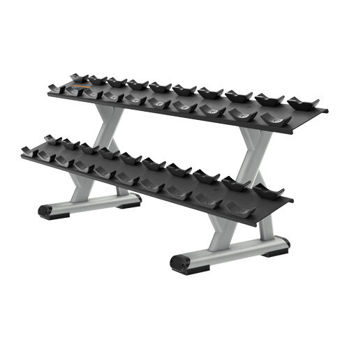 Стойка для гантелей в 2 ряда на 10 пар PRECOR (DBR812)