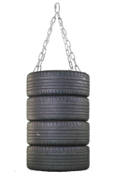 Боксерский мешок из покрышек (шин) Boxing Tyre Punching Bag (TRBG)
