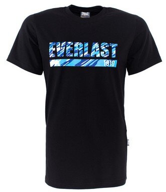 Футболка Everlast Camouflage, цвет: черный, серый (RE0032)