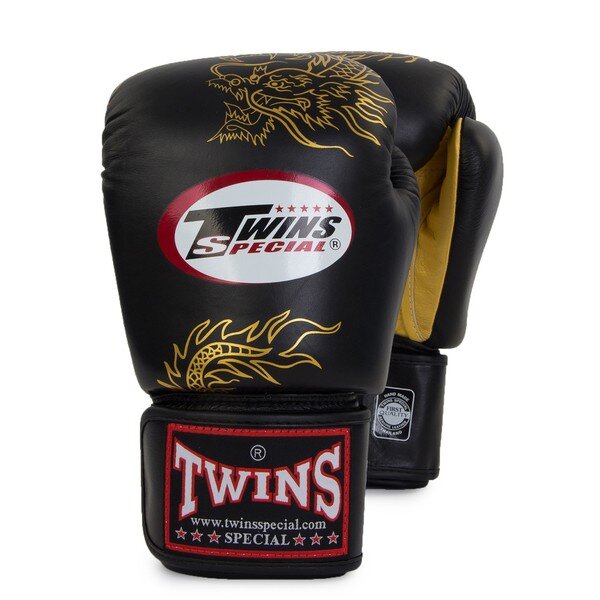 Перчатки боксерские Twins FANCY, кожа , 12-14 oz (FBGV-6G)