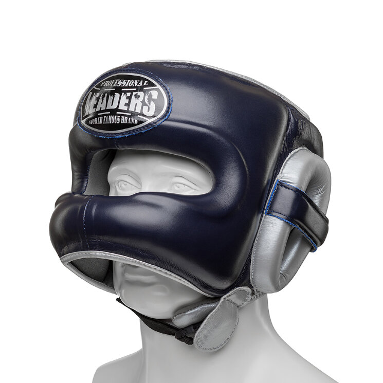 Шлем боксерский LEADERS LS ULTRA BL с бамперной защитой (LS3SHGNB BL)