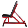 Силовая скамья универсальная DFC HOMEGYM (DZ003) (цвет: бордовый/черный)