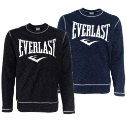 Футболка Everlast Gym с длинным рукавом, темно-синяя, черная (RE0022)
